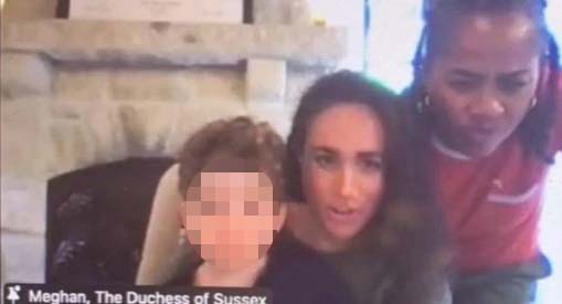 Meghan and Archie appeared in a web chat alongside Doria Ragland