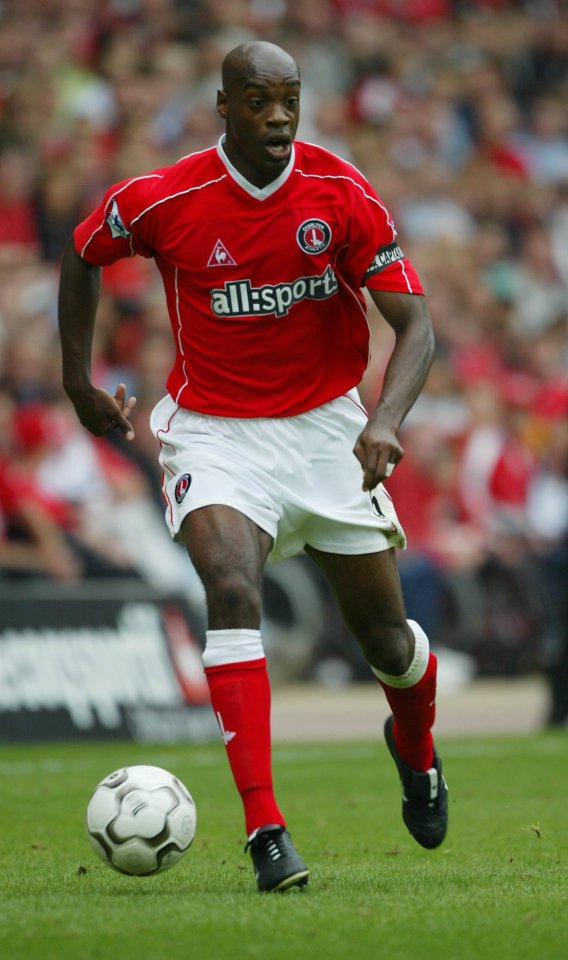 Rufus during his playing days with Charlton Athletic