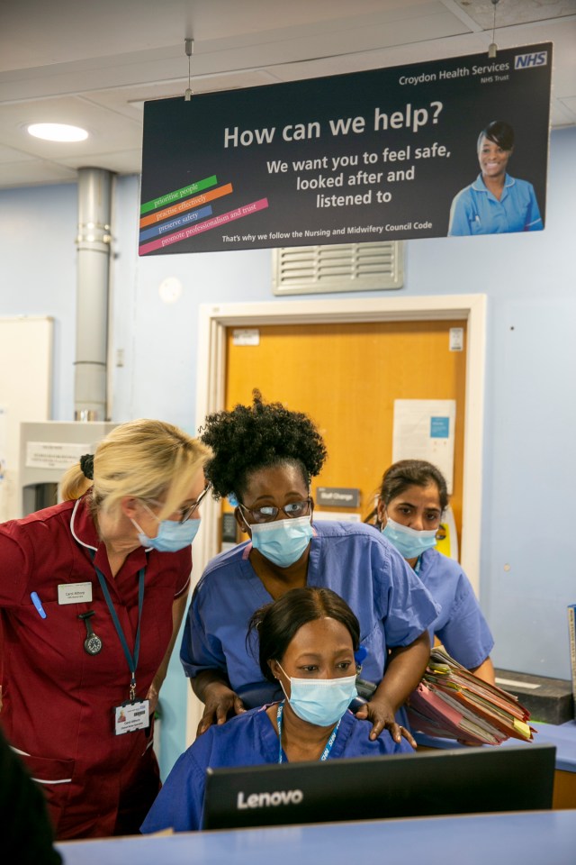 Croydon University Hospital is actually treating more patients than before the pandemic