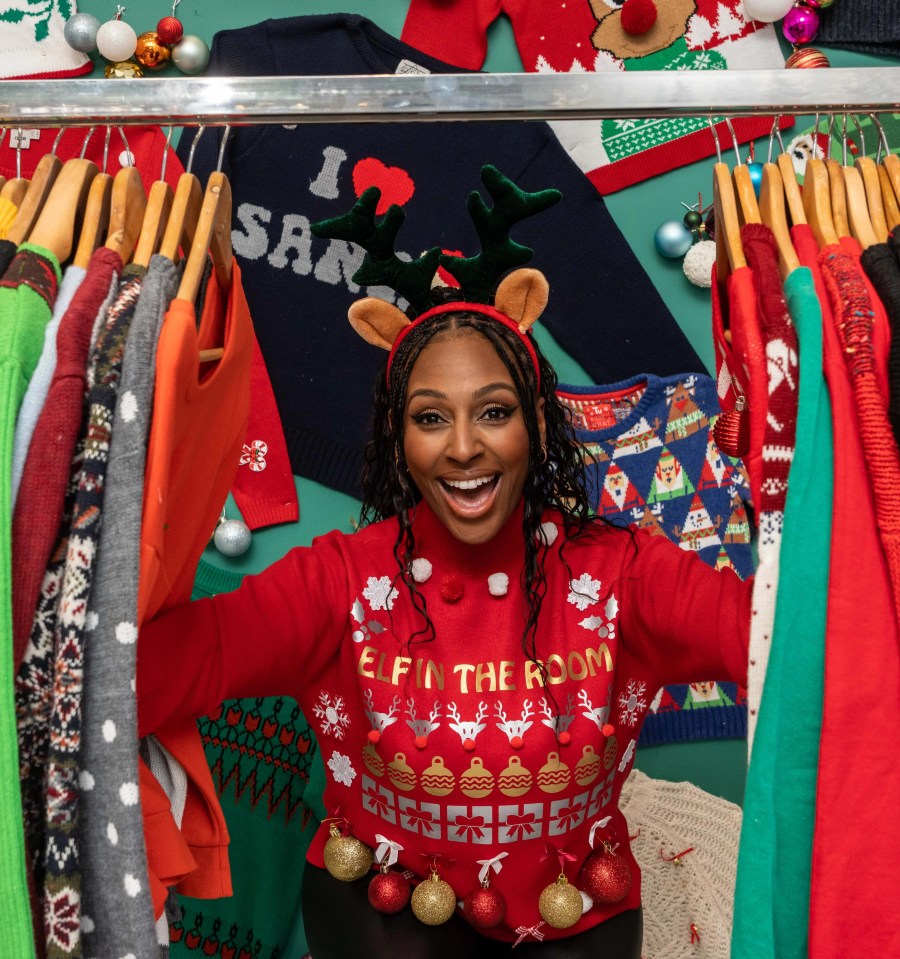 Alexandra Burke's jumper poked fun at her 2012 gaffe