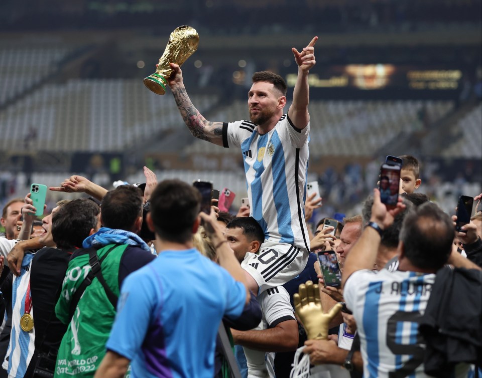 Lionel Messi has finally added World Cup final joy to his haul of fame as Argentina beat France on penalties in Qatar on Sunday