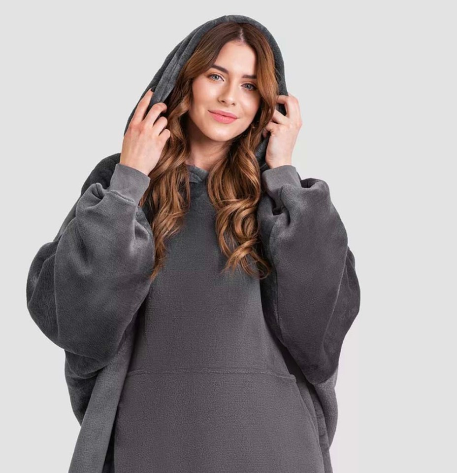 This premium soft hoodie blanket is perfect for cold nights