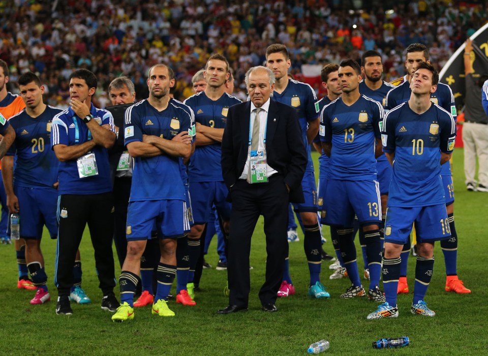 Argentina lost the 2014 World Cup final to Germany