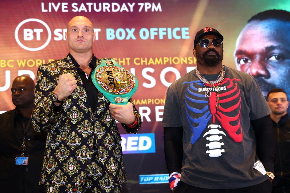 Fury is taking on Chisora on Saturday