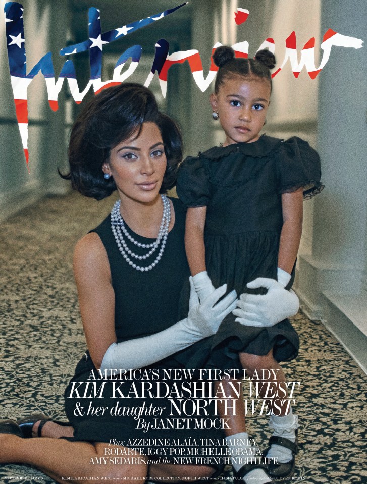 In 2017, North made her debut magazine cover appearance for Interview Magazine