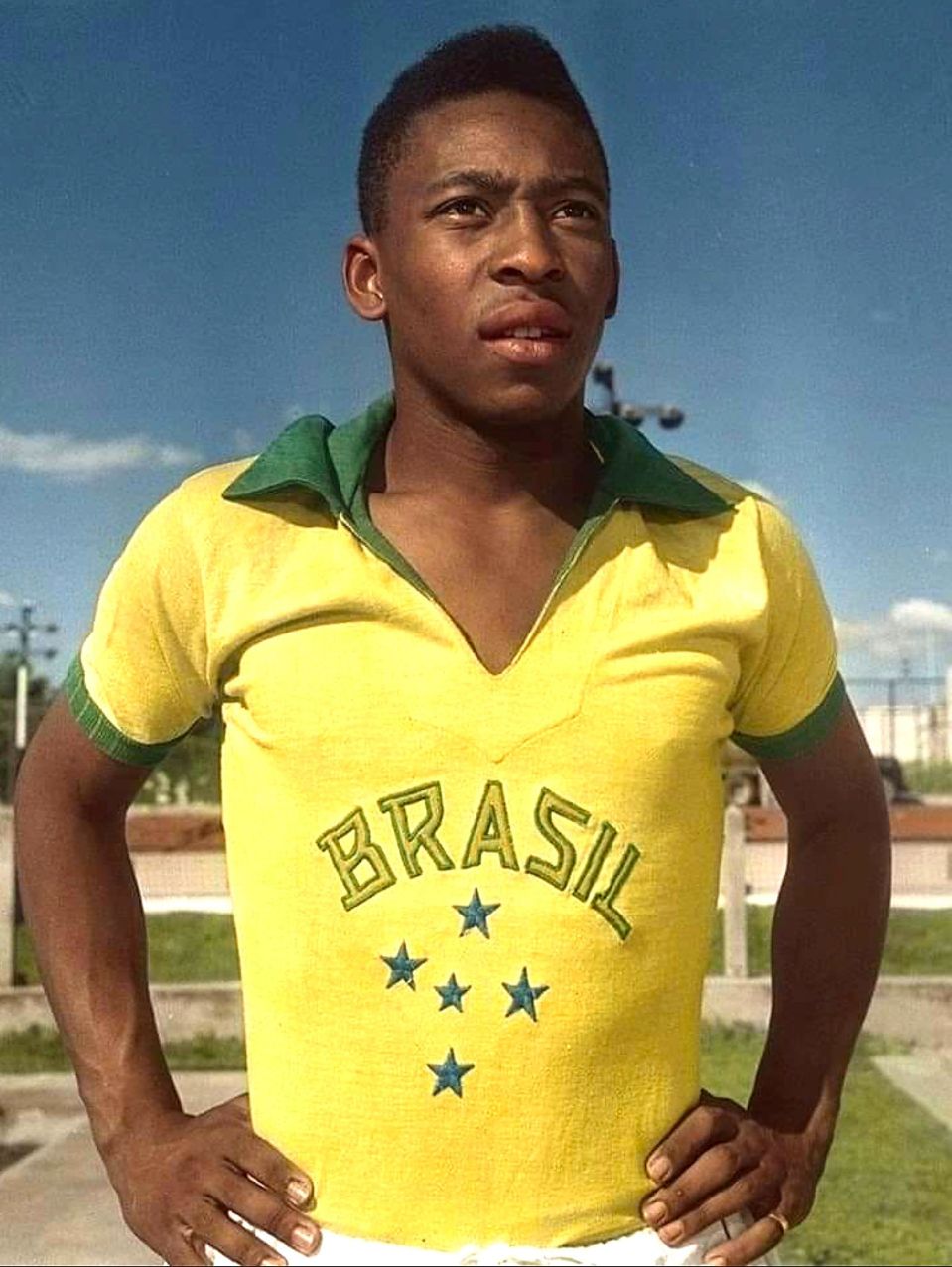 Pele made his Brazil debut at the age of 16