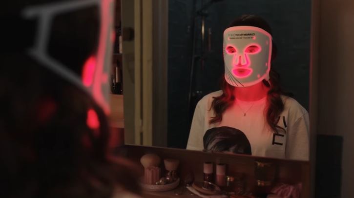 Emily is seen wearing the mask in the first episode