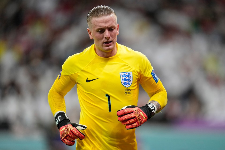 Jordan Pickford is delivering the goods between the sticks for England