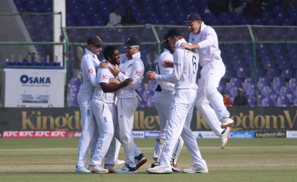 England debutant Rehan Ahmed claimed five wickets to help set-up the Third Test victory