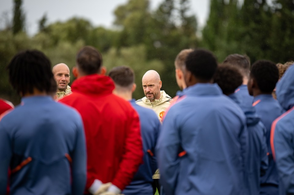 Manager Erik ten Hag has had the opportunity to work with some of the younger players at the club