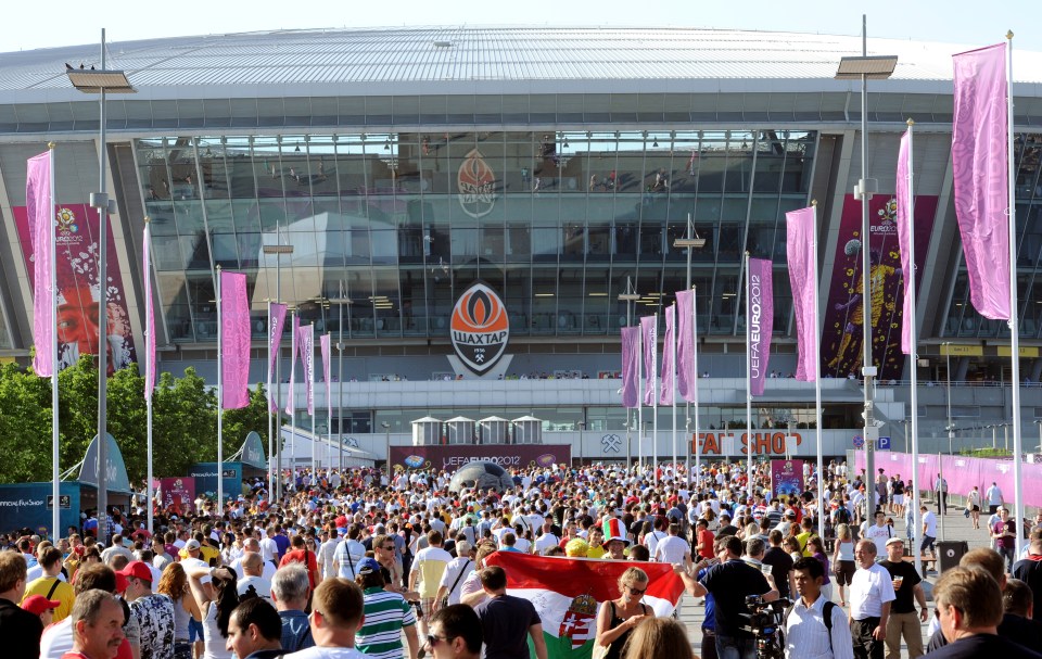 The stadium hosted five games at Euro 2012