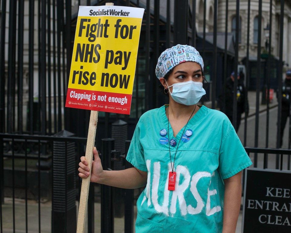 Nurses are threatening to strike after being offered a 1% pay rise by the government amid the Covid-19 pandemic