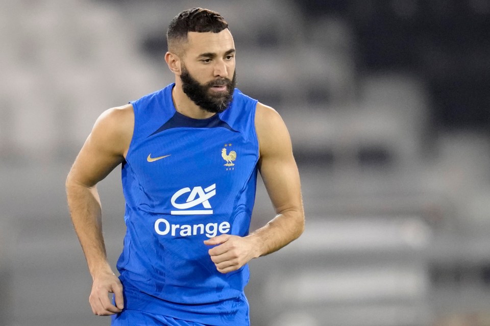 Karim Benzema could theoretically appear for France in the World Cup final