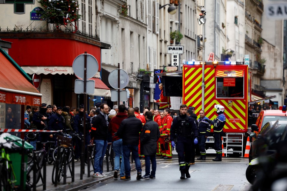 A local shopkeeper described the scene as 'total panic'