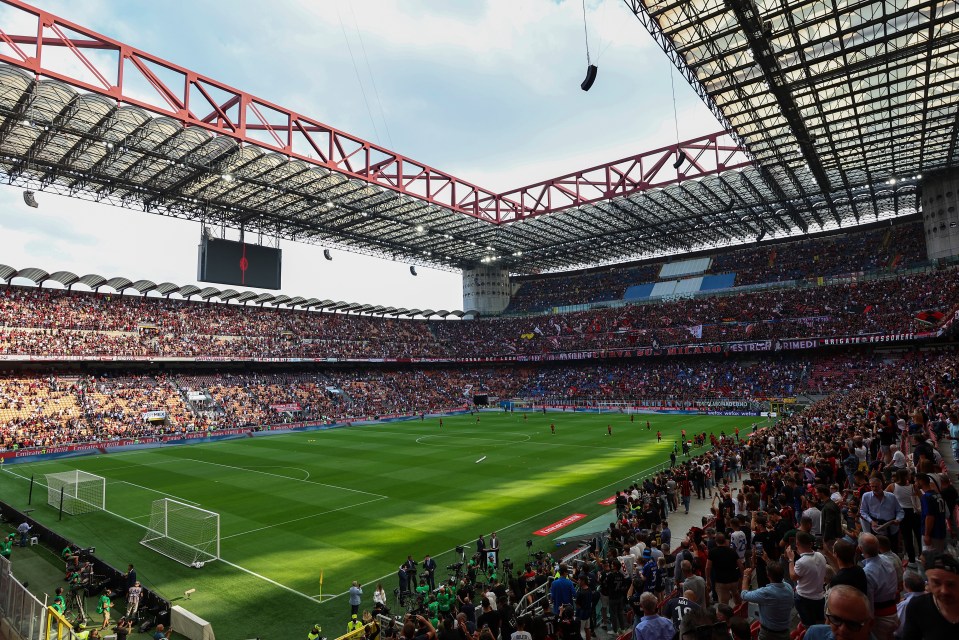 Inter Milan also play at San Siro