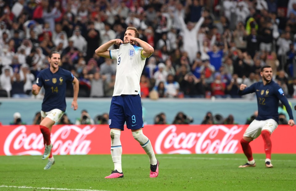 Harry Kane blasted his second penalty over the crossbar