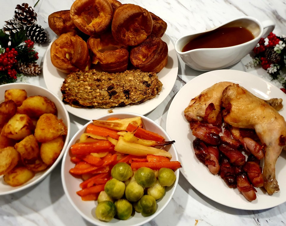 This time, the foodie revealed how to make a delicious Christmas dinner for under a fiver