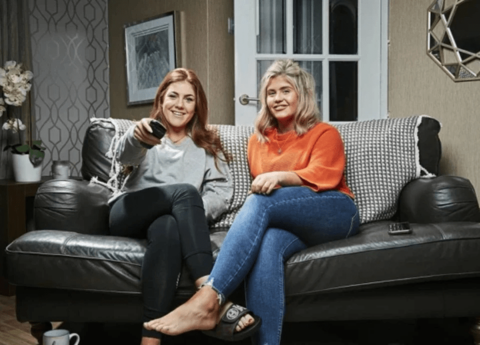 Georgia appears on Gogglebox with Abbie