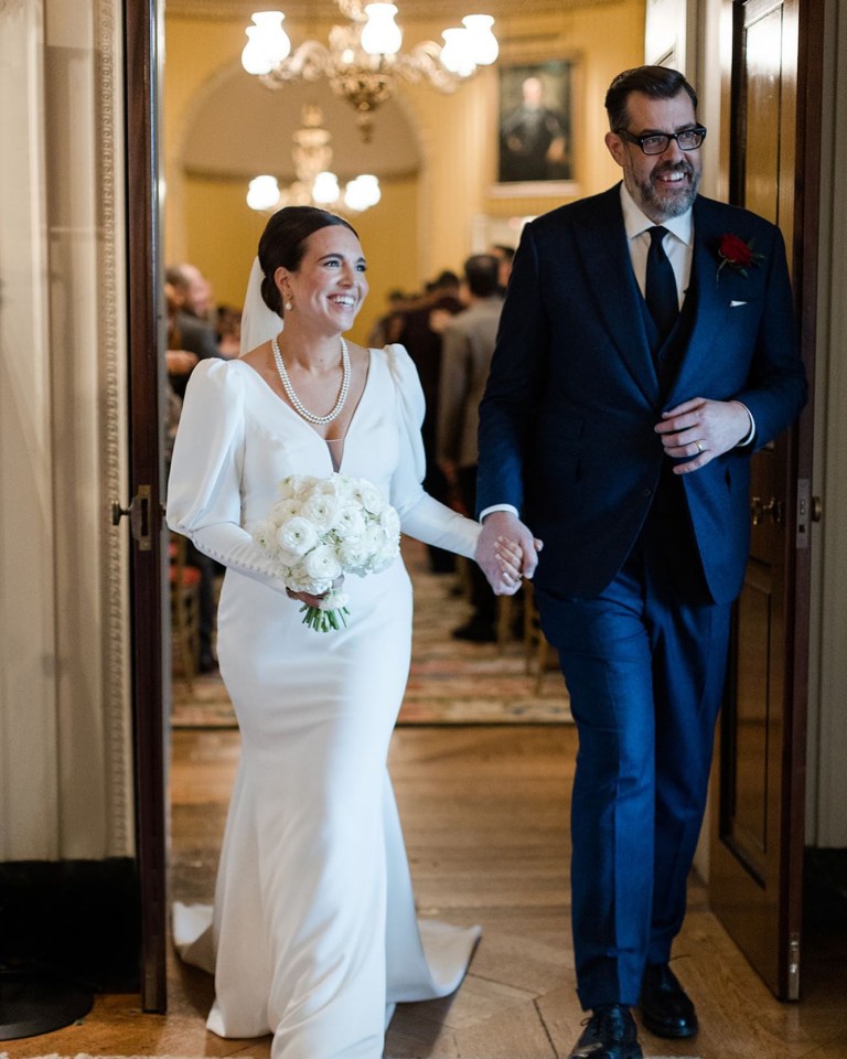 Richard Osman has tied the knot with Doctor Who star Ingrid Oliver