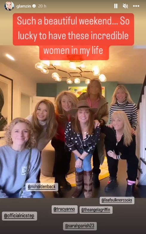 The women made sure to document their amazing weekend on social media