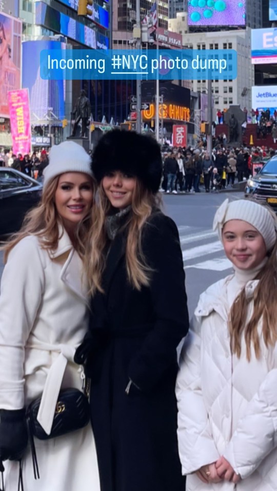 Amanda Holden recently enjoyed an amazing trip to New York with her family