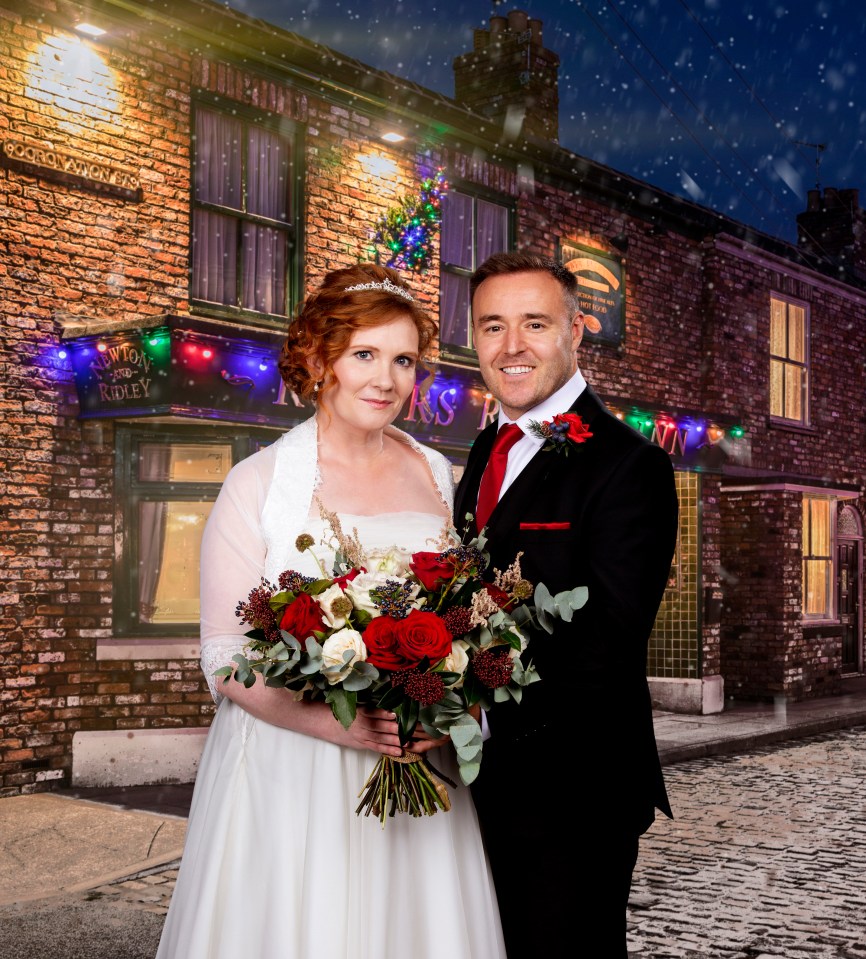 Tyrone and Fiz finally got married on Christmas Day