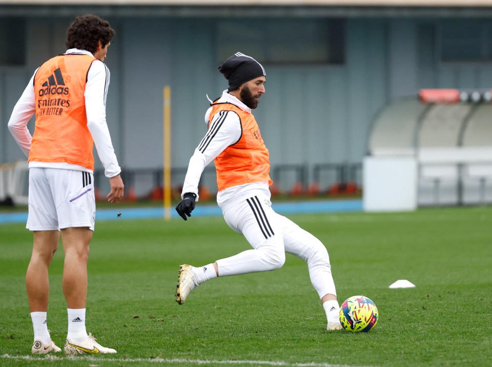 The French star has been in training with Real Madrid