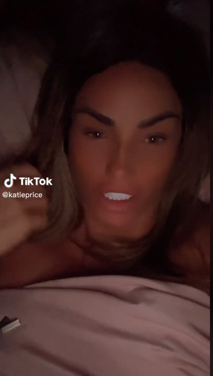 Katie Price is back on TikTok following a suspension