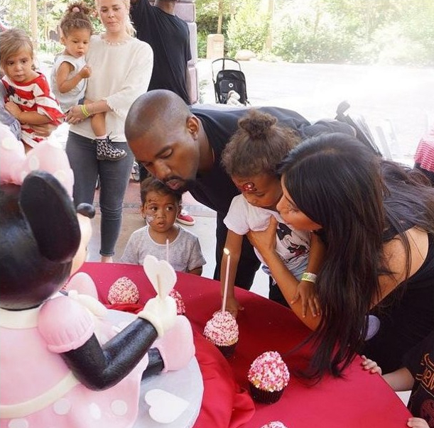 Kim reserved a section of Disneyland for North’s second birthday