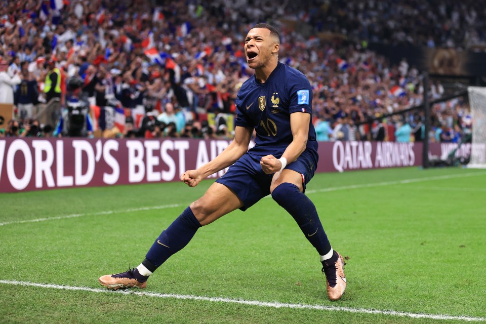 Kylian Mbappe scored a hat-trick in the final