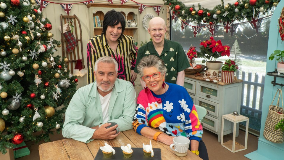 Bake Off is another show that's said to be good for calming viewers