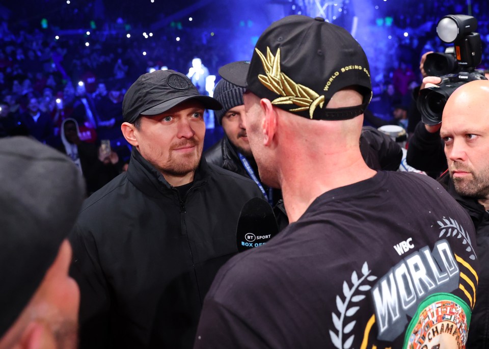 Usyk's sights are solely set on an undisputed heavyweight clash with Tyson Fury