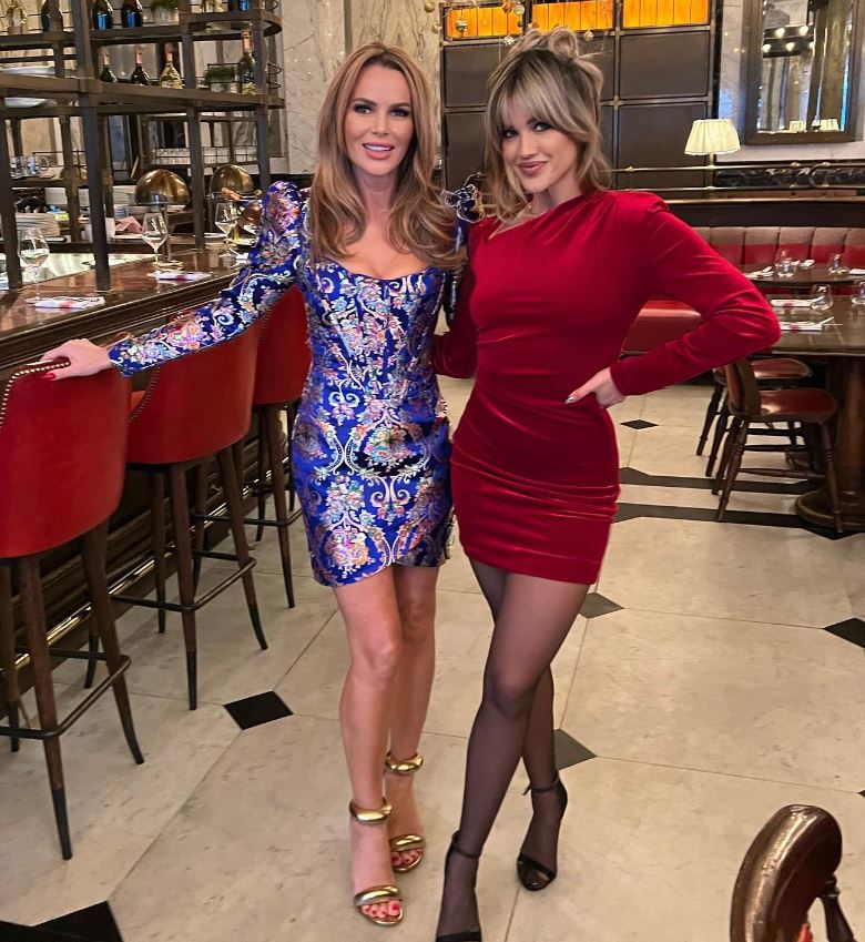 Amanda Holden and Ashleyt Roberts looked amazing at their work Christmas party