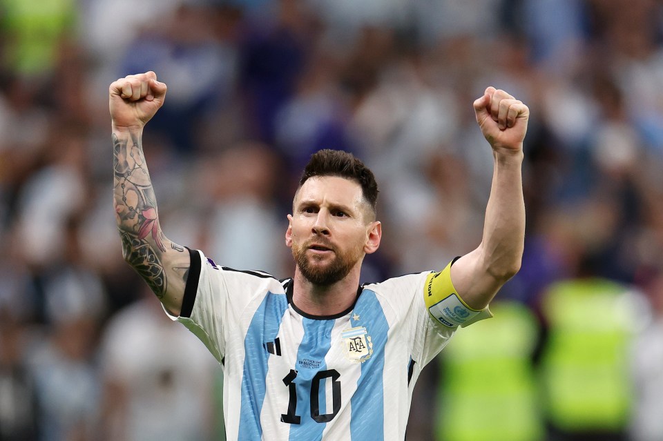 Lionel Messi scored a penalty to put Argentina 2-0 up