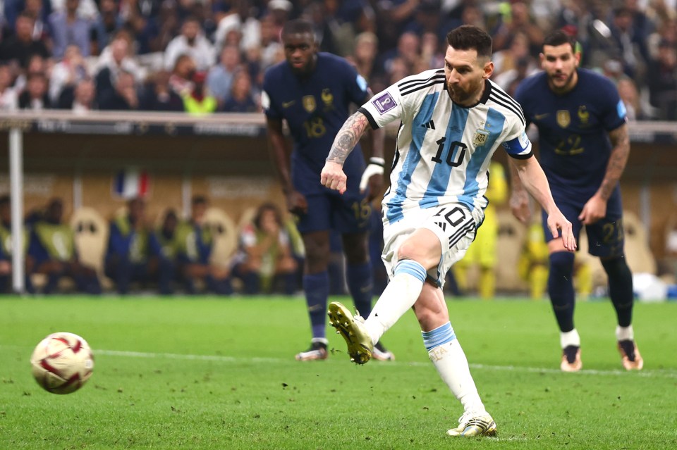 Lionel Messi scored from the penalty spot to open the scoring