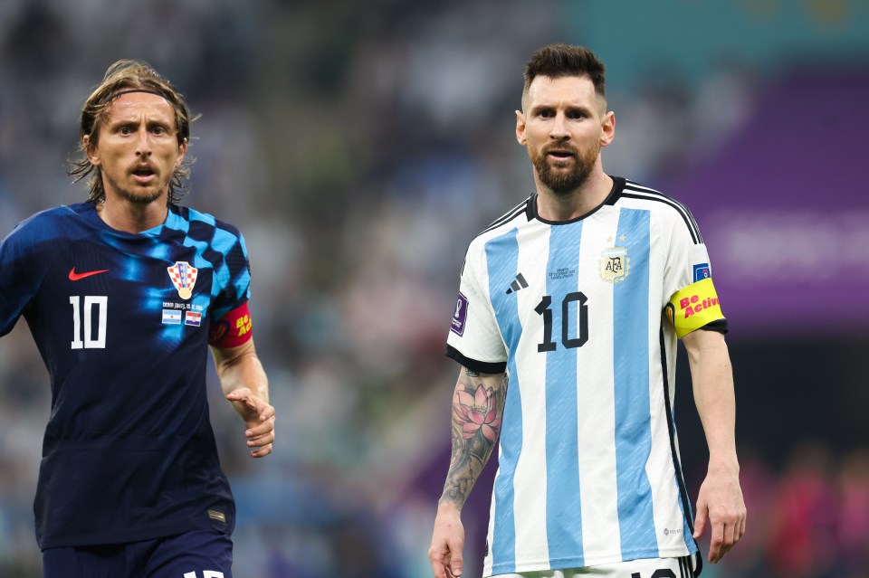 Luka Modric praised Lionel Messi after the semi-final