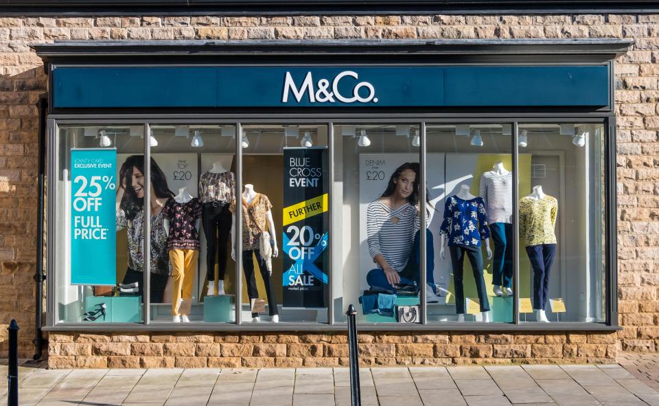 All of M&Co's original branches closed down in April 2023