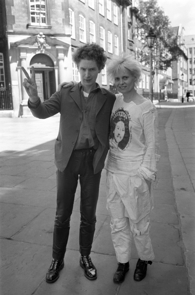 Malcolm McLaren and Vivienne Westwood worked together in their clothing boutique SEX