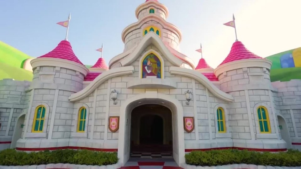 Inside will be Princess Peach’s castle too