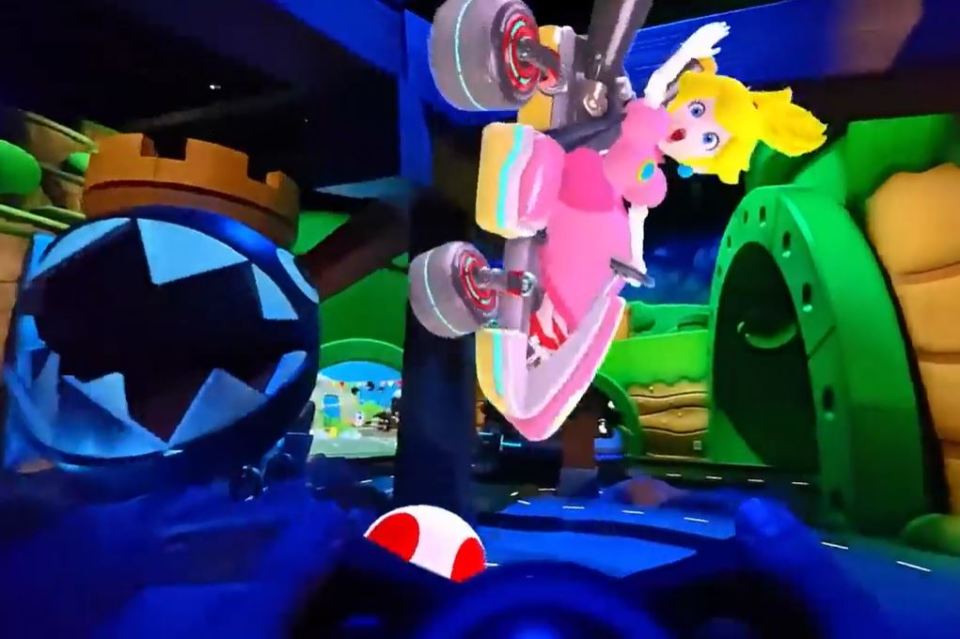 The Mario Kart ride will use AR headsets