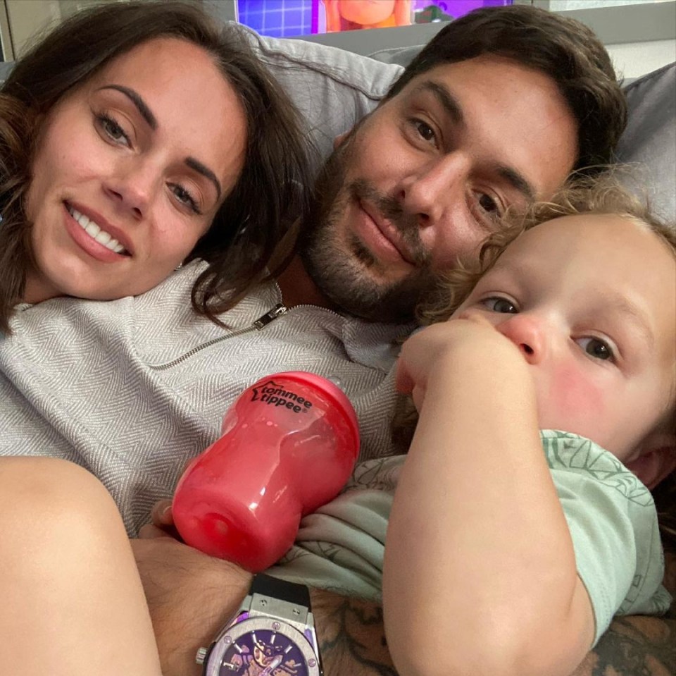 Mario and Becky share son Parker Jax, born in 2018