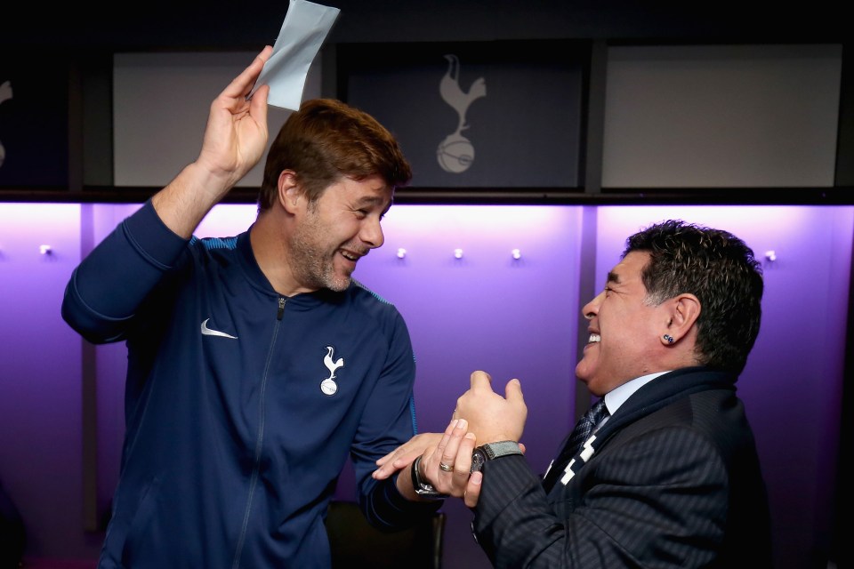 Pochettino was a great friend of the late, great Diego Maradona