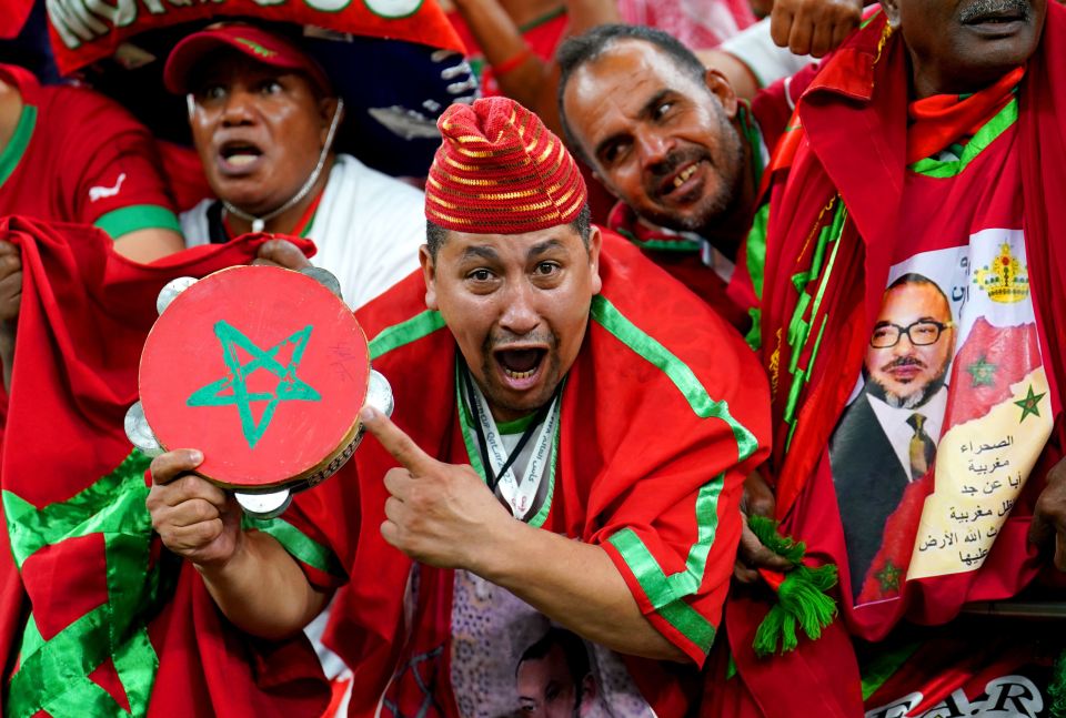 Morocco fans are desperate to watch their team take on Spain in the World Cup last 16