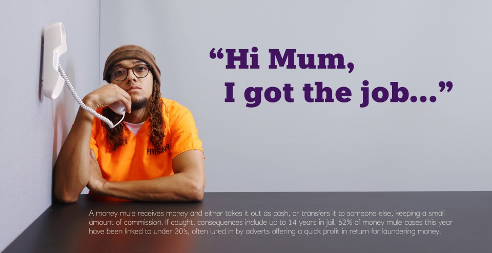 Perri was excited to star in NatWest’s shocking money mule campaign