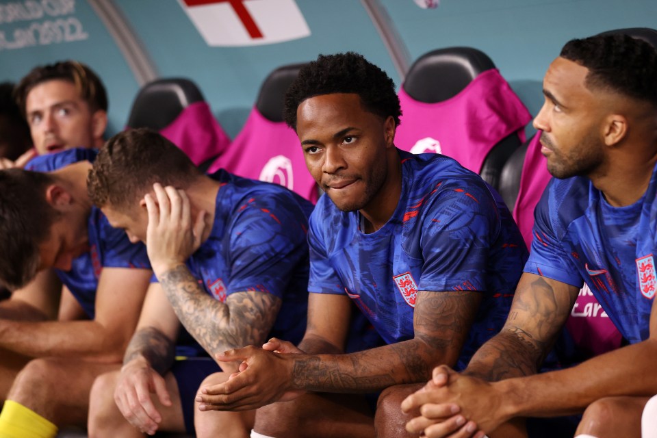 The statement from the FA read: ‘Raheem Sterling is not available for selection for the #ThreeLions tonight as he is dealing with a family matter’