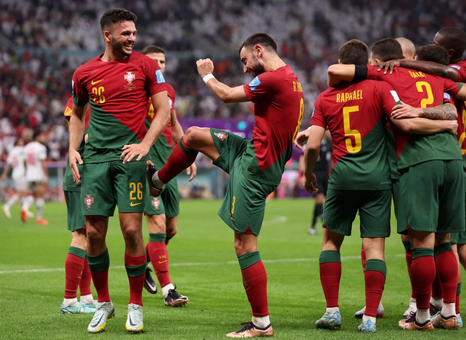 Impressive Portugal will play Morocco in the quarters