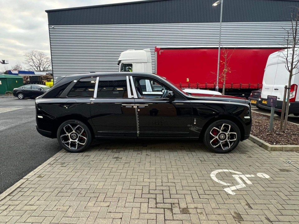 Romeo is also getting a customised Rolls Royce to take him to nursery