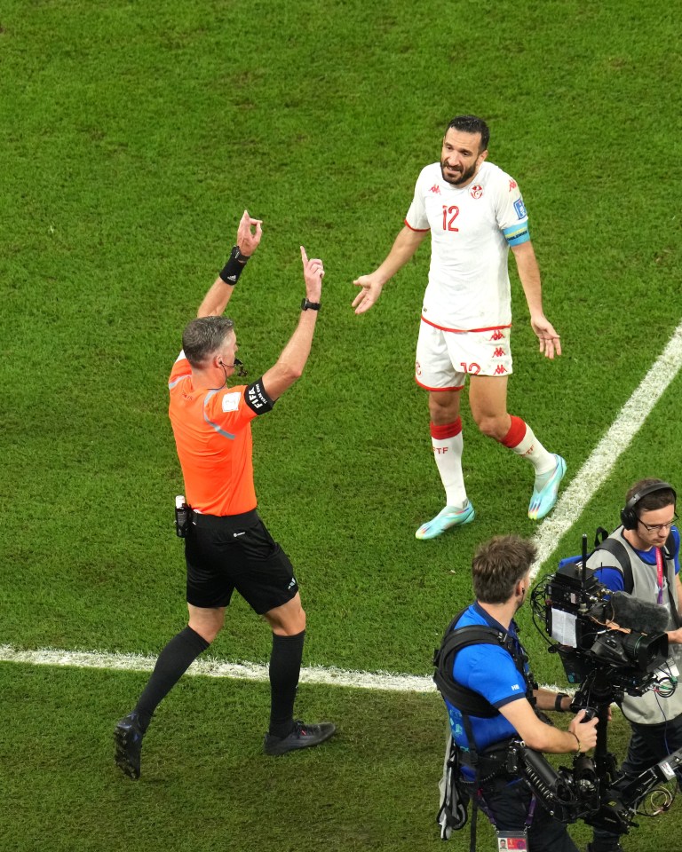 Referee Matthew Conger ended up going to the monitor and ruling out the goal