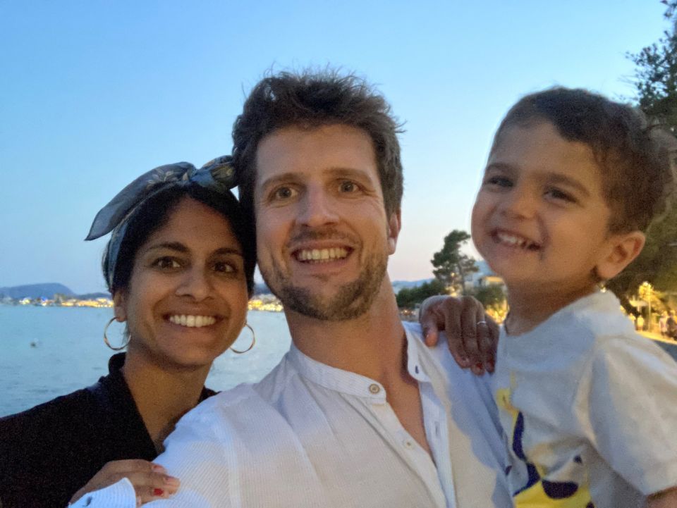 Parents Anjali and Ben Wildblood have recalled 'their worst nightmare' after their son Raja became seriously ill with the flu