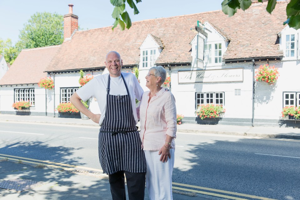 Tom with mum Jackie – who would always make food stretch so no one went hungry